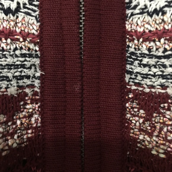 Ann Taylor LOFT Womens Sweater Zip Front Sz L - Picture 8 of 8